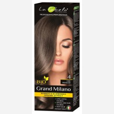 Каштановая крем-краска для волос био 100мл тон 4 La Fabelo Professional