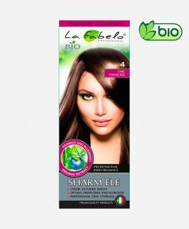 Крем-краска для волос Каштан, био, 50мл тон 4 La Fabelo Professional