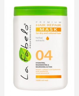 Маска La Fabelo Premium 04 Hair Repair восстановление для сухих и окрашенных волос 1000мл