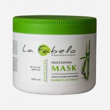 Маска La Fabelo Professional для сухих и окрашенных волос с экстрактом бамбука и пшеничной плацентой 500мл
