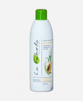 Шампунь La Fabelo Professional против выпадения волос с экстрактом морских водорослей, папаей, розмарином 300мл